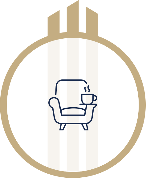 Business lounge icon